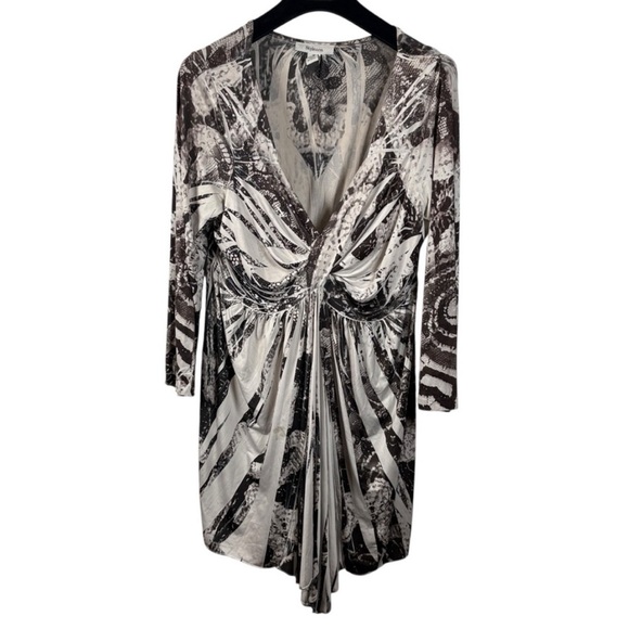 Style & Co. Black and White Midi Dress Women’s Medium - Picture 2 of 13